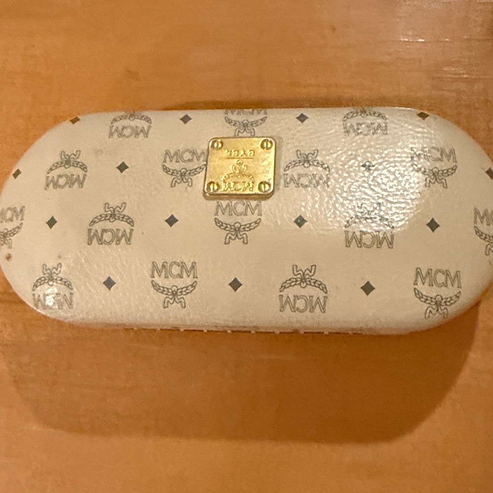 MCM Ivory Sunglasses with Black Accents - Picture 14 of 14